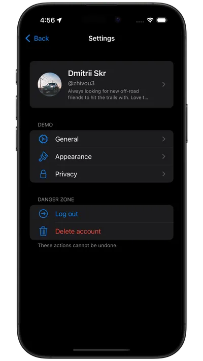 Profile Screen
